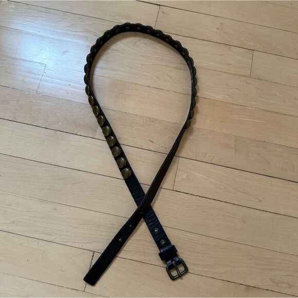 Gap Black Studded Leather Belt Size M main image 8
